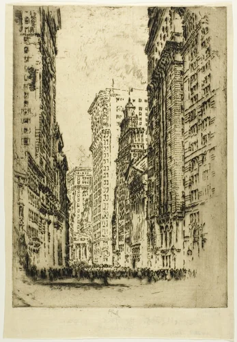 The Stock Exchange by Joseph Pennell, print, 1904