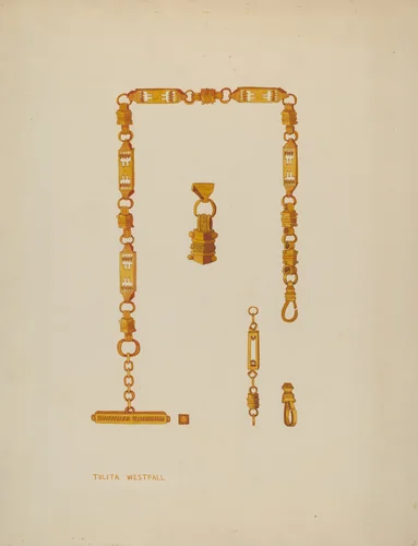 Watch Chain by Tulita Westfall, index of american design, 1937