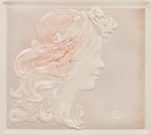 Profile of a Woman's Head by Pierre Roche, book, 1904