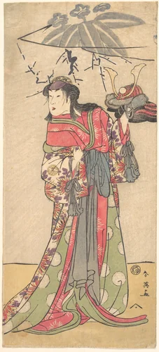 The Actor Segawa Kikunojo III in the Role of a Woman by Katsukawa Shun'ei (勝川春英), print, 1782-1802