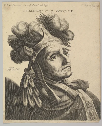 Atabalipa, Rex Peruviæ by Jerôme David, print, 1629-1639