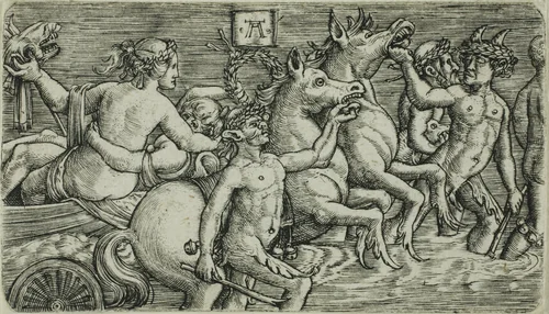 The Triumph of the Sea-Gods by Albrecht Altdorfer, print, 1500-1538
