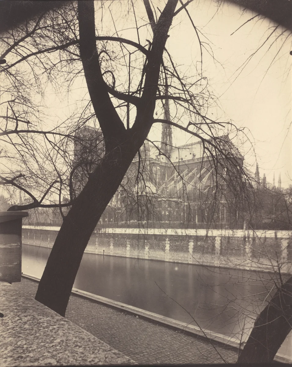 Notre-Dame by Eugène Atget, photograph, 1922