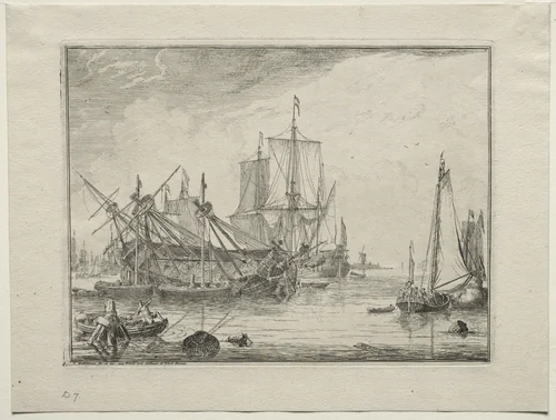 Ships Under Repair by Ludolf Backhuysen, other, 1701