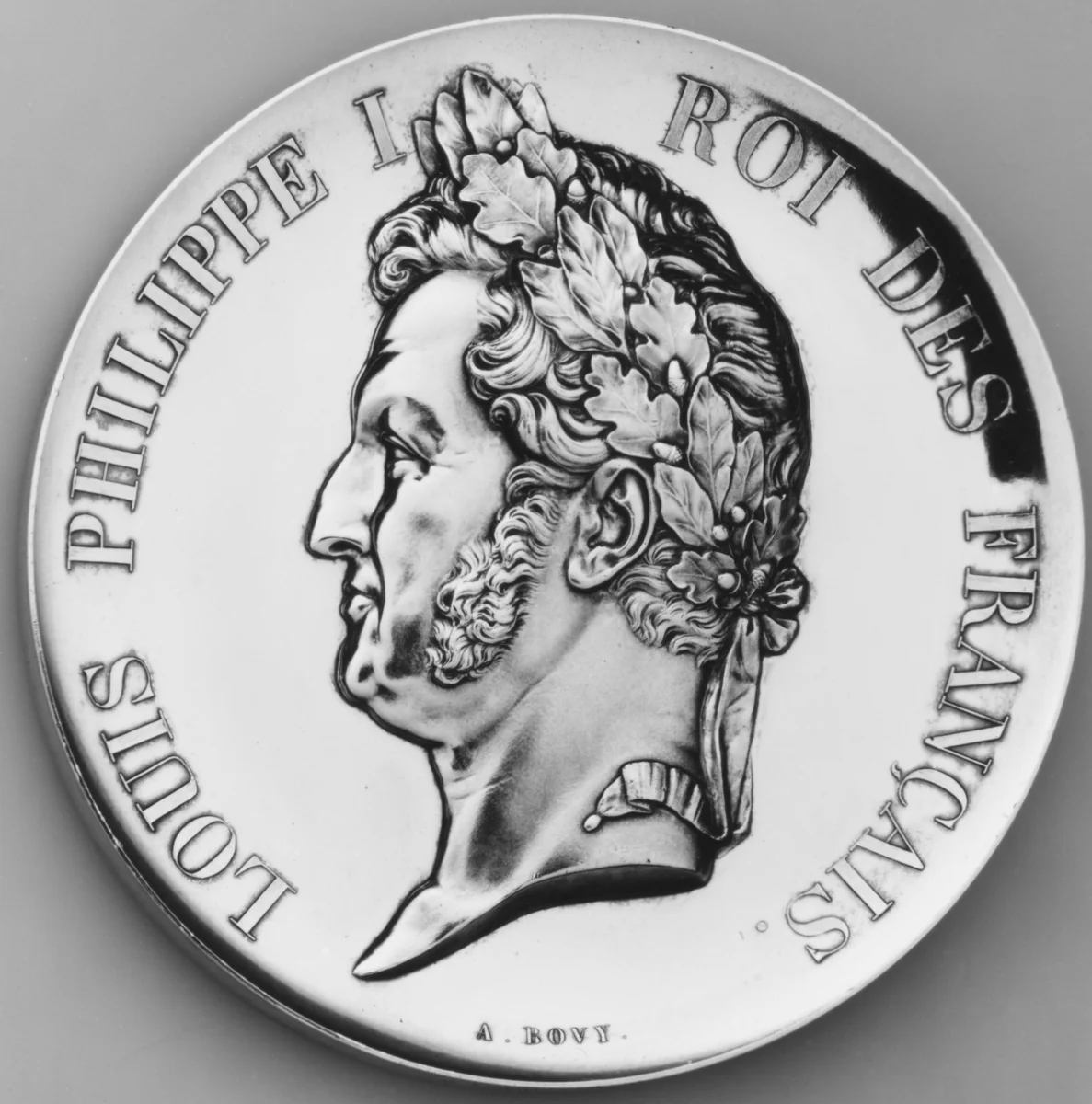 Louis-Philippe and Building of the French Railways by Jean-François-Antoine Bovy, metalwork, 1842