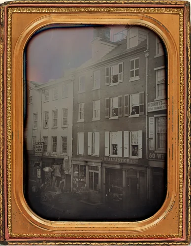 McAllister's Optical Shop, Philadelphia by Frederick DeBourg Richards, photograph, 1854