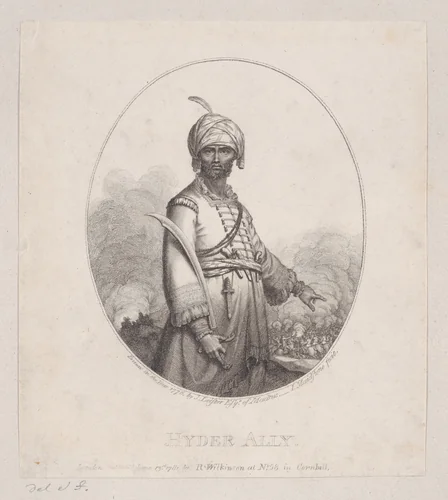 Hyder Ally by James Gillray, print, 1781
