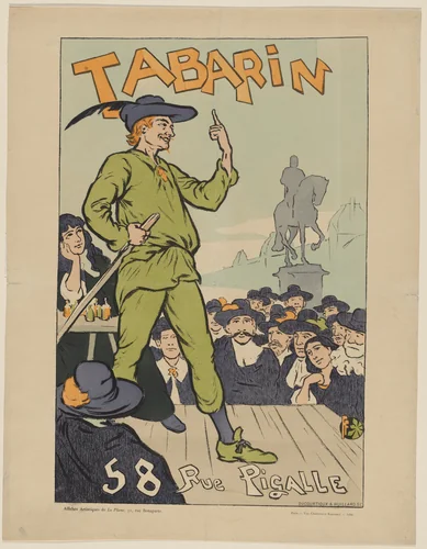 Tabarin by Fernand Fau, design, 1896