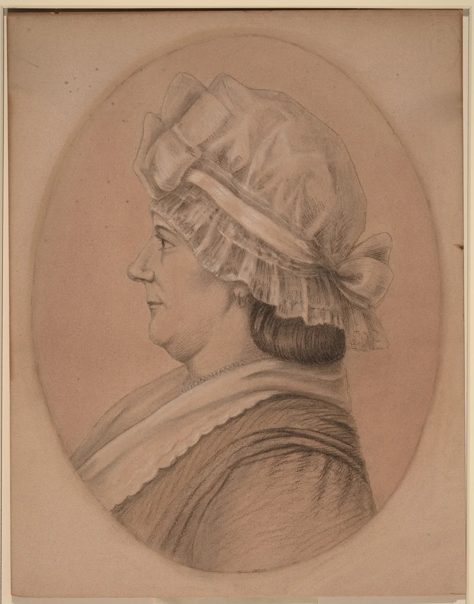Elizabeth Marius Kemper by Charles B. J. Févret de Saint-Mémin, drawing, 1800-1899