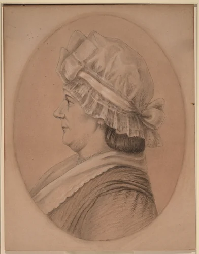 Elizabeth Marius Kemper by Charles B. J. Févret de Saint-Mémin, drawing, 1800-1899