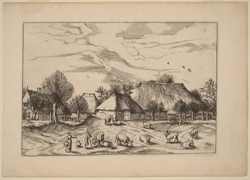 Farms by Lucas van Doetechum
Johannes van Doetechum the Elder
Master of the Small Landscapes, print, 1605