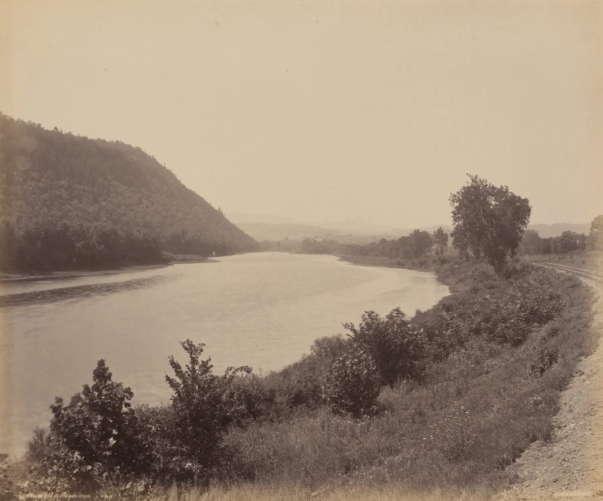 Susquehanna at Standing Stone by William H. Rau, photograph, 1890-1900