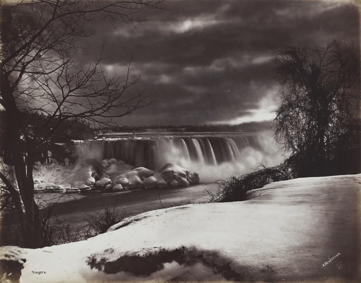 Falls of Niagara by Alexander Henderson, photograph, 1860-1869