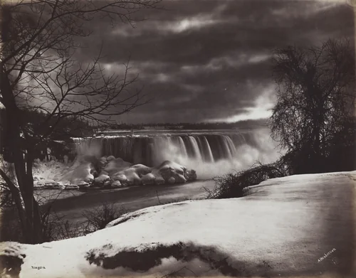 Falls of Niagara by Alexander Henderson, photograph, 1860-1869