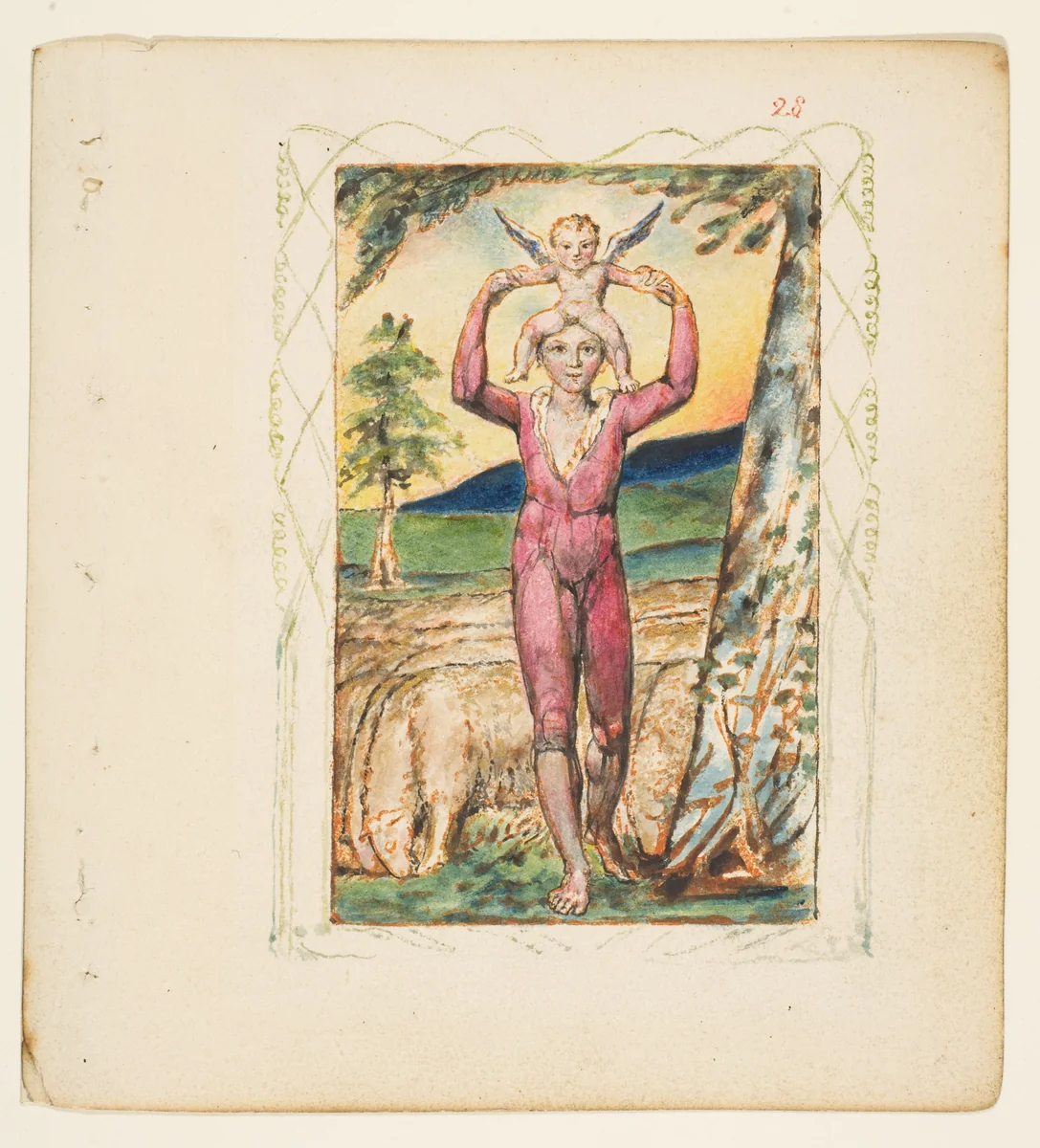 Songs of Experience: Frontispiece by William Blake, print, 1794-1825