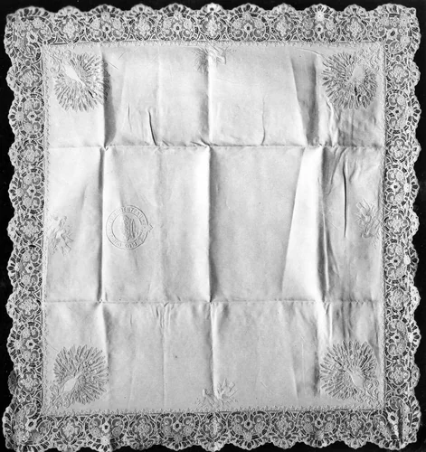 Pillow Cover by Switzerland, textile, 1875-1900