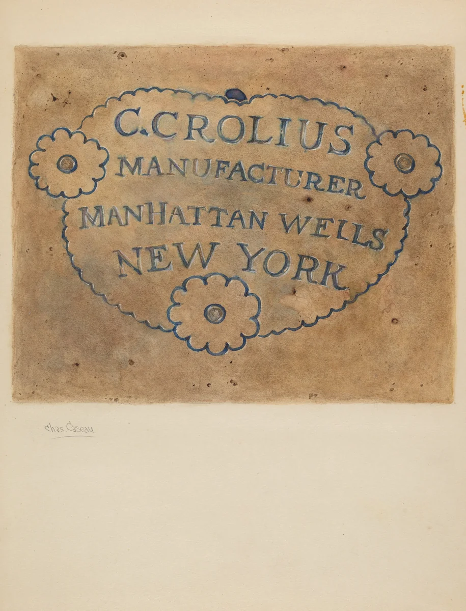 Jar by Charles Caseau, index of american design, 1936