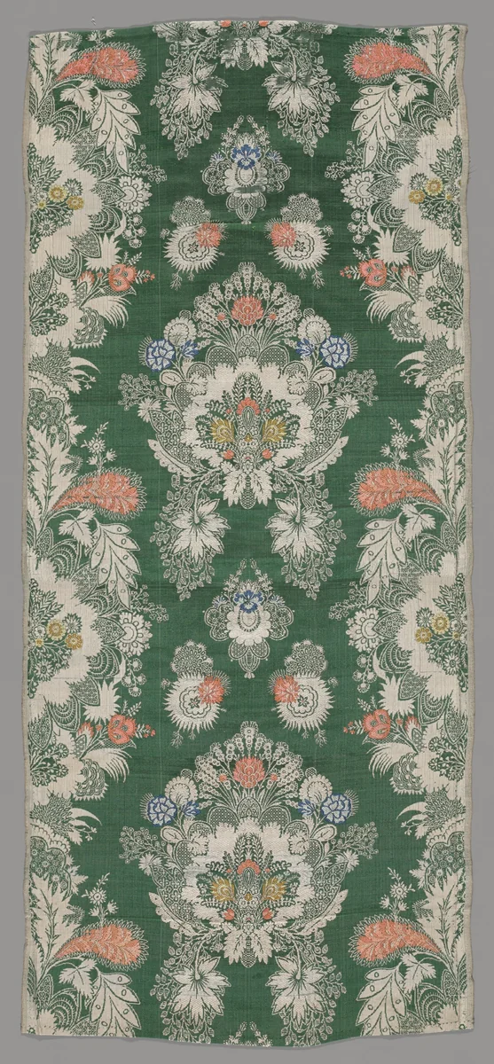 Length of Woven Silk by England or Netherlands, textile, 1720-1729