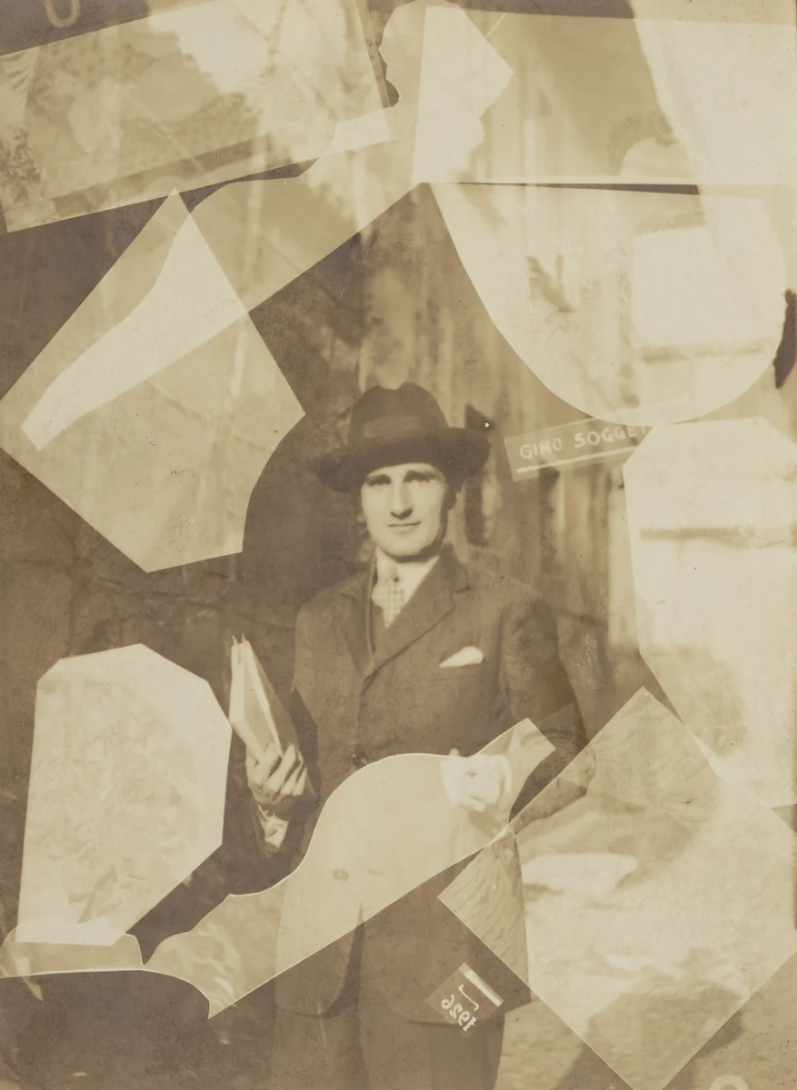 Futurist Self-Portrait by Gino Soggetti, photograph, 1926