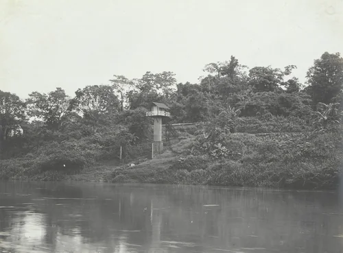 Fluviograph Sta. View from Chagres River by Unidentified Photographer, photograph, 1907