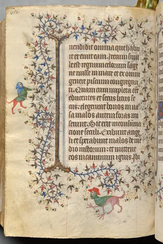 Hours of Charles the Noble, King of Navarre (1361-1425), fol. 319v, Text by Master of the Brussels Initials and Associates, book, 1400-1410