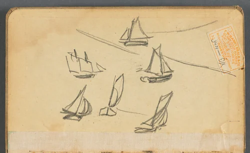 Sketchbook, (I): Sailboats by Maurice Prendergast, book, 1905-1910