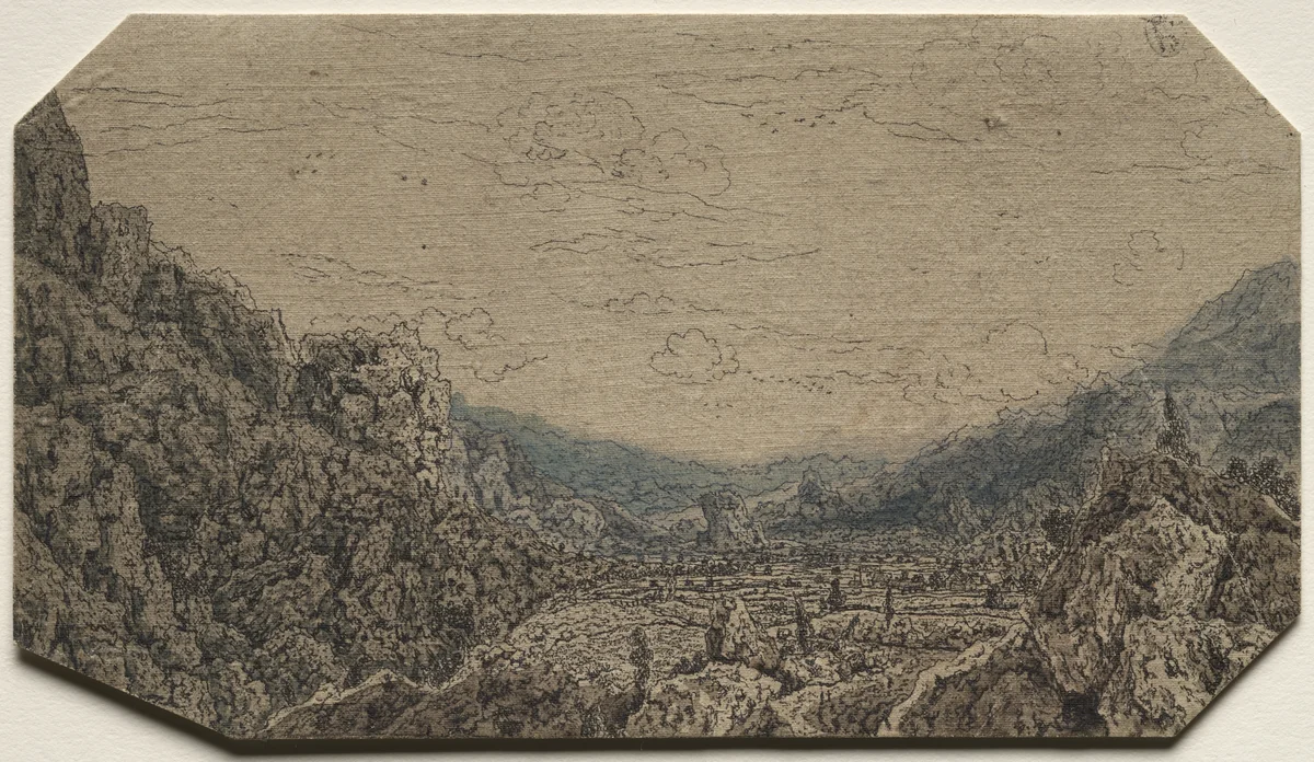 Enclosed Valley by Hercules Seghers, print, 1623-1630