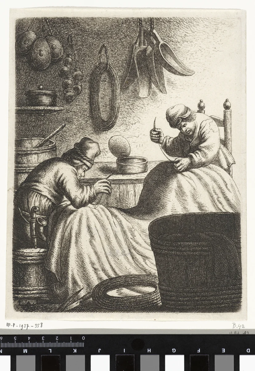 Zeilmakers by Jan Gillisz van Vliet, print, 1635