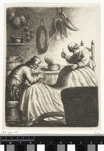 Zeilmakers by Jan Gillisz van Vliet, print, 1635