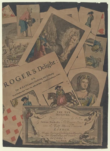 The Eye Deceived by Sutton Nicholls, print, 1700-1710