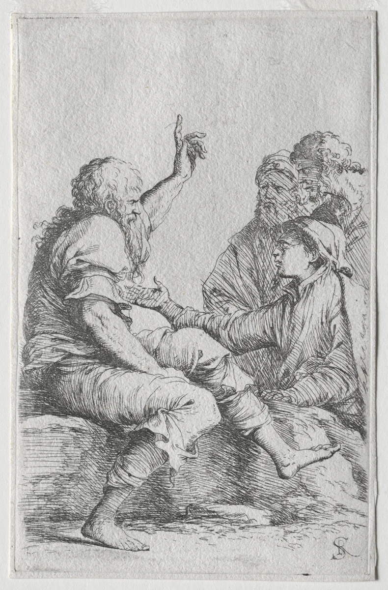 The Figurine Series: Figurine by Salvator Rosa, print, 1656-1657