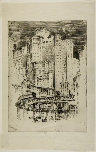 The Cliffs by Joseph Pennell, print, 1904