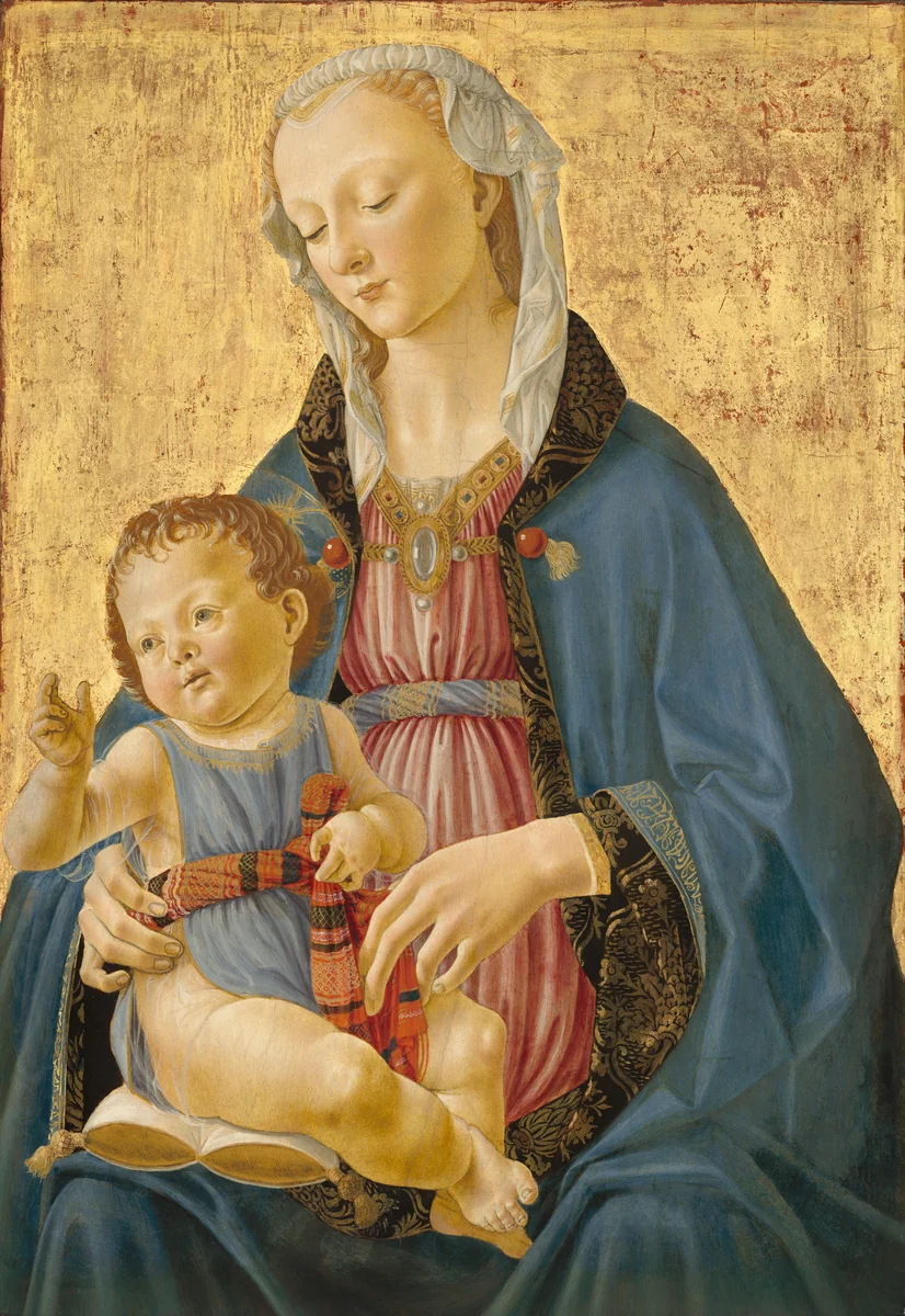 Madonna and Child by Domenico Ghirlandaio, painting, 1470-1475