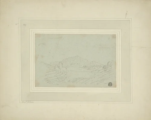 Ruins in a Mountainous Country by Richard Wilson, drawing, 1734-1782