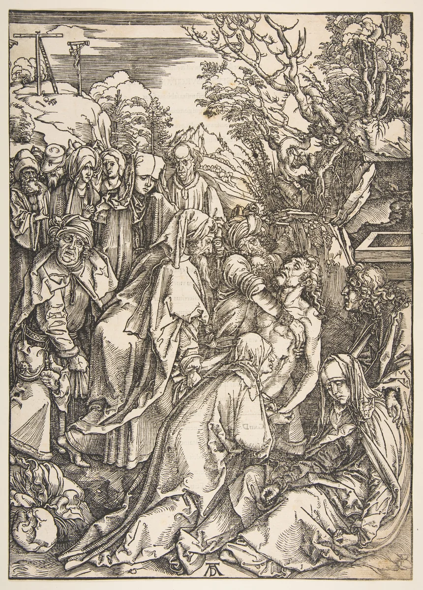 The Entombment by Albrecht Dürer, print, 1485-1528