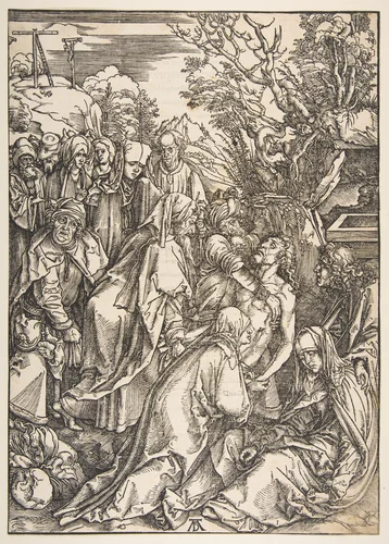 The Entombment by Albrecht Dürer, print, 1485-1528