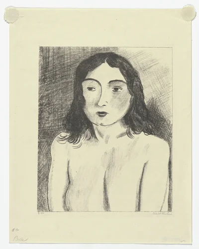 Belle by Walt Kuhn, print, 1925