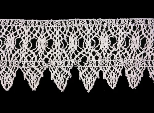 Border by Italy or Spain, textile, 1575-1625