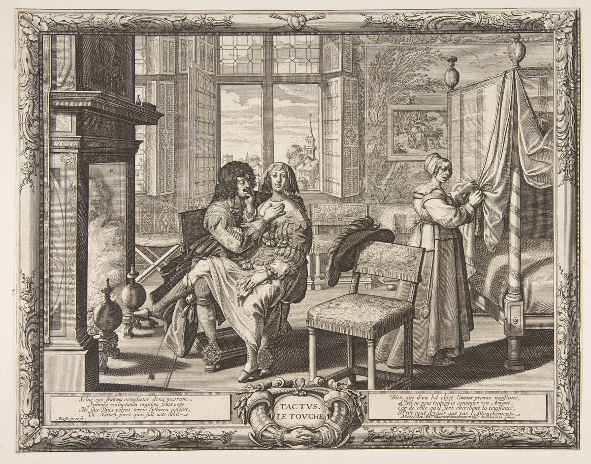 Touch (Le Toucher) by Abraham Bosse, print, 1633-1643