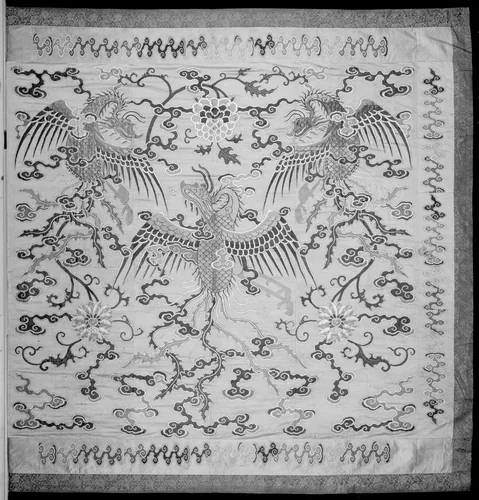 Bed Curtain by Manchu China, textile, 1650-1750
