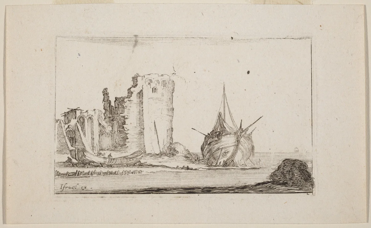 Marine by Stefano della Bella, print, 1642