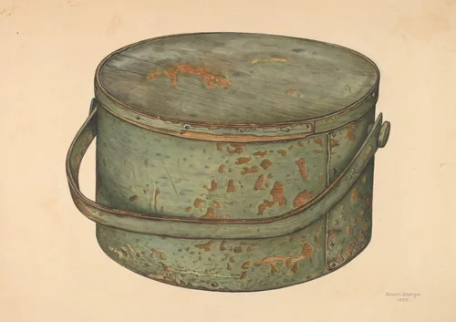 Sugar Pail with Cover by Erwin Stenzel, index of american design, 1939