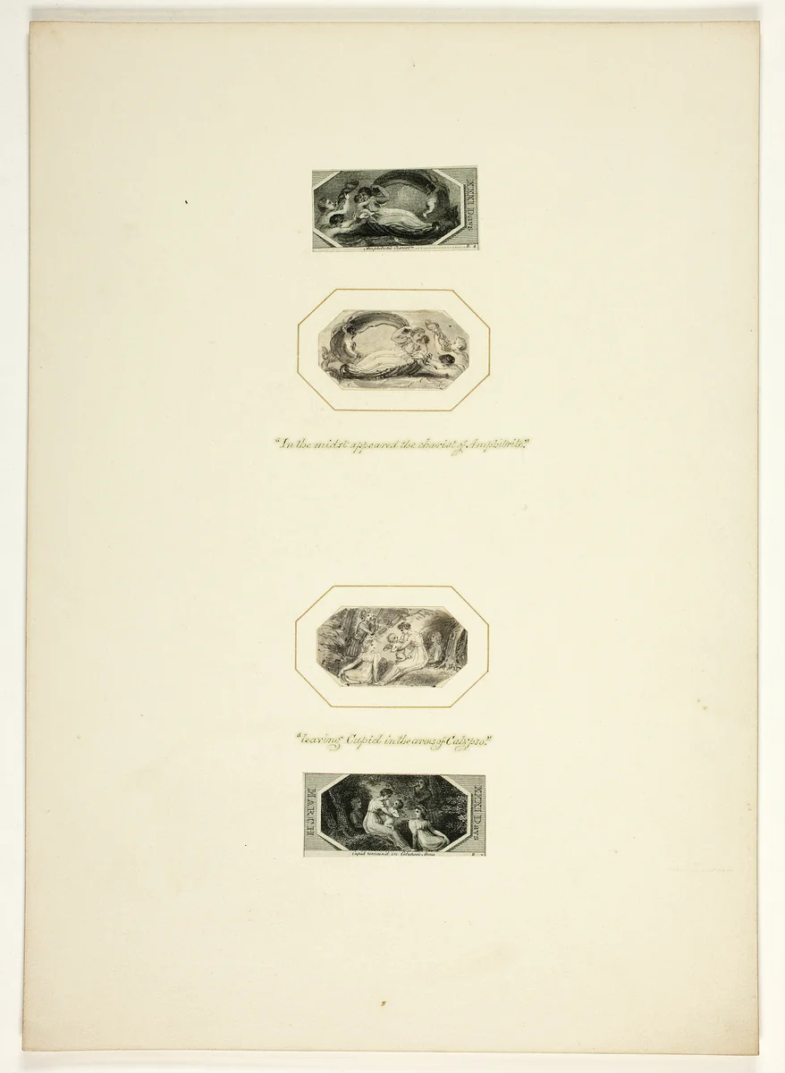 Study for a plate from Telemachus by Thomas Stothard, drawing, 1793-1803