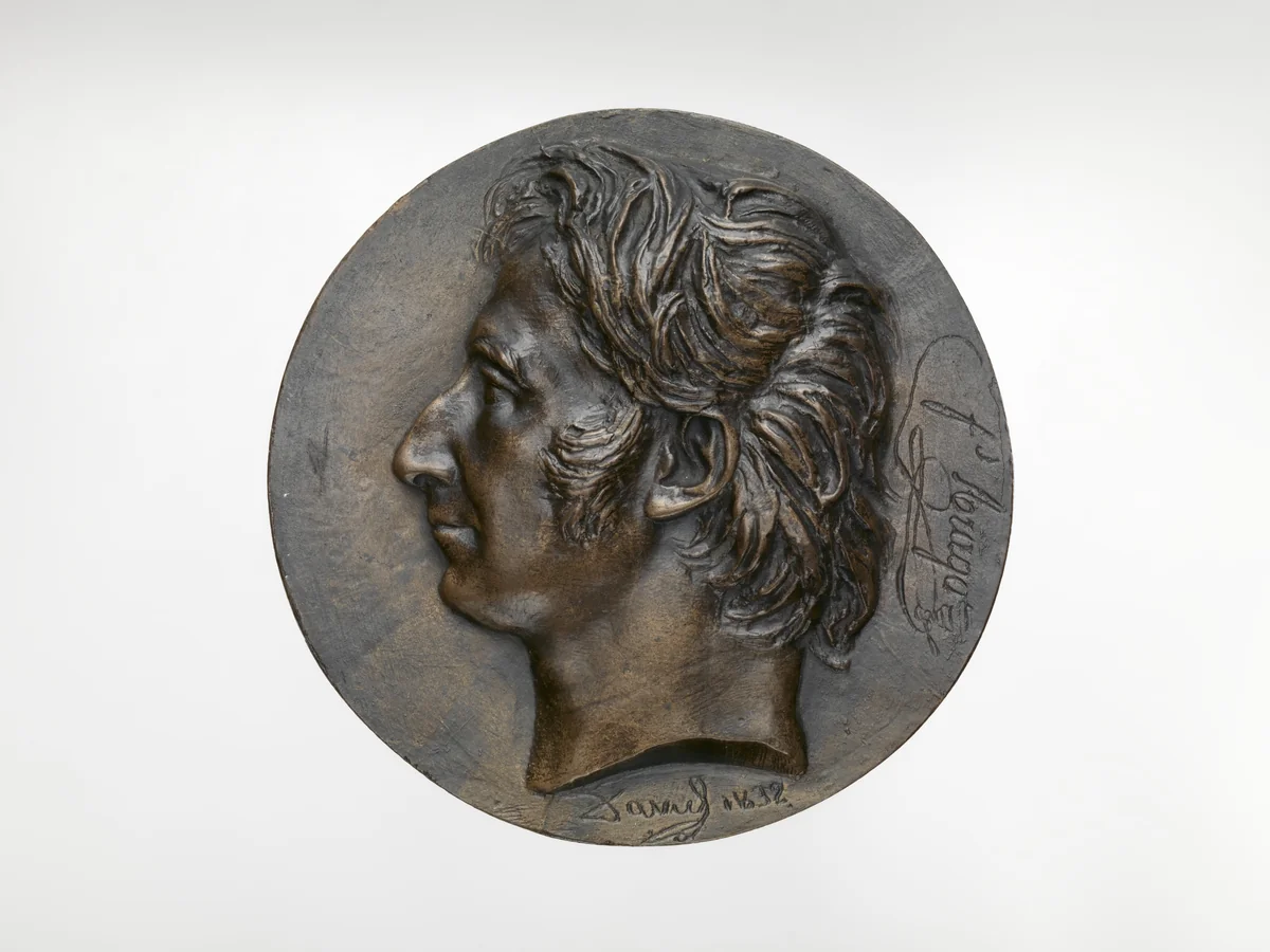Dominique François Arago (1786–1856) by Pierre-Jean David d'Angers, metalwork, 1832