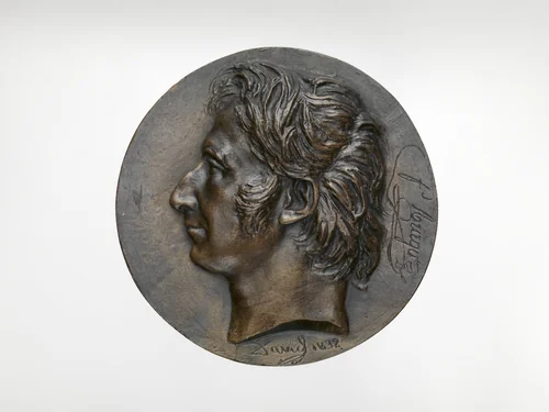 Dominique François Arago (1786–1856) by Pierre-Jean David d'Angers, metalwork, 1832