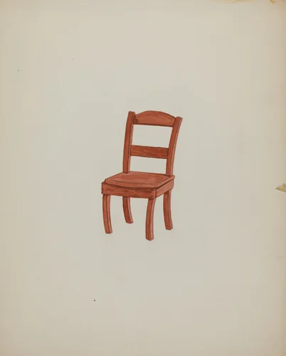 Doll Furniture - Chair by Ellen Duncan, index of american design, 1937
