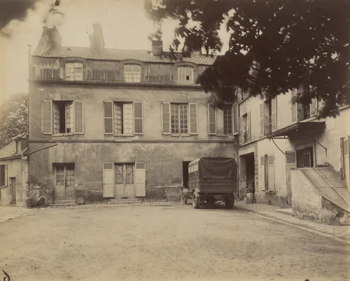 Ancien Chateau de Villiers, 65 rue de Villiers. Neuilly-sur-Seine by Eugène Atget, photograph, 1914