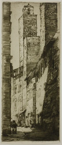 The Towers by Donald Shaw MacLaughlan, print, 1909