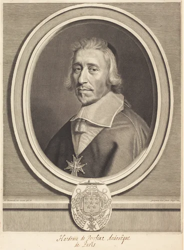 Hardouin de Perefixe by Robert Nanteuil, print, 1663