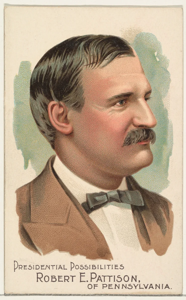 Robert E. Pattison of Pennsylvania, from the Presidential Possibilities series (N124) issued by Duke Sons & Co. to promote Honest Long Cut Tobacco by W. Duke, Sons & Co., print, 1888